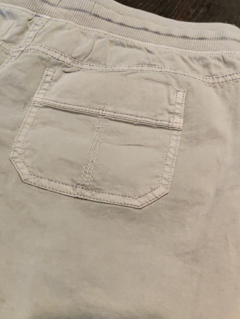 Sonoma Women's Light Gray Cargo Drawstring Shorts - Picture 7 of 8